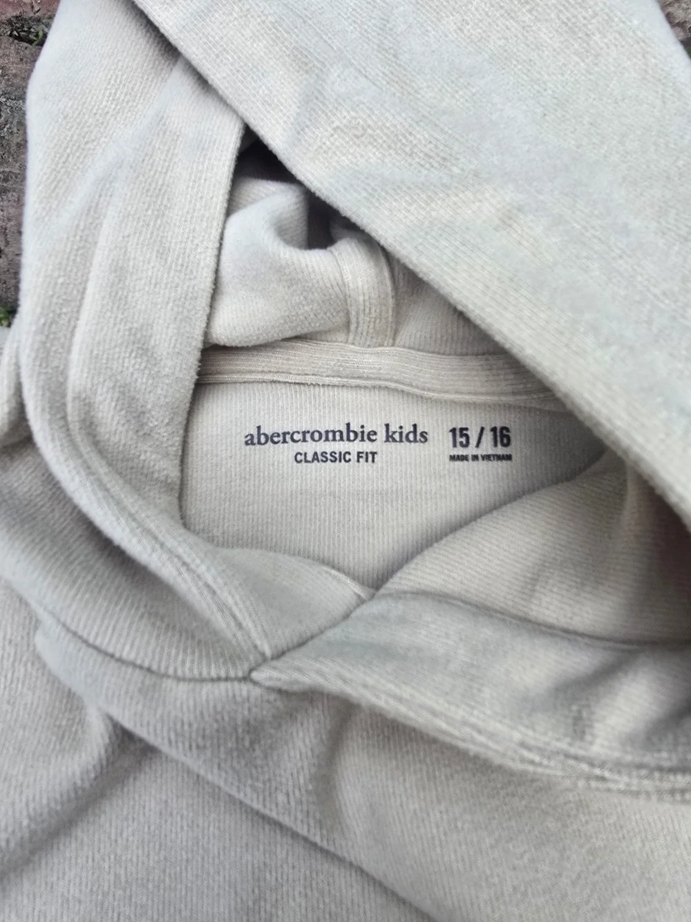 Abercrombie Kids Hoodie Bundle Tan Thin Fleece Grey AF Essentials Soft BTS Fall